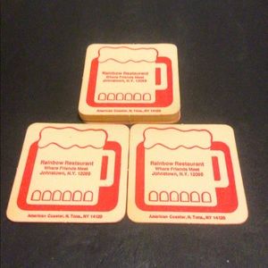 (15) Vintage 1960’s beer coasters